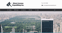 Desktop Screenshot of directaccessexpediting.com